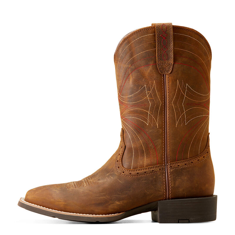 Details about   Ariat 10023145 Sport Stonewall 13" Cream Two Tone Square Toe Western Cowboy Boot 